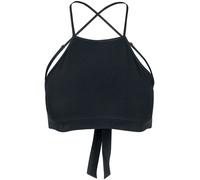 Urban Classics Damen Ladies Triangle Top Sport Tank Top, per Pack Schwarz (Black 00007), X-Small (Herstellergröße: XS)