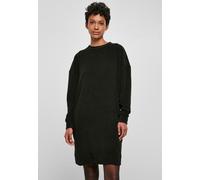 Urban Classics - Ladies Velvet Rib Crew Black - Kleid - Schwarz - L - 98% Polyester, 2% Elastan Schwarz L