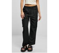 Urban Classics Vicose Straight Leg Cargo Pants Schwarz M Frau (Herstellerartikelnummer: TB6041-00007-0046)