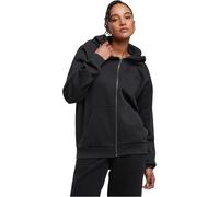 Urban Classics Ladies Vintage Heavy Zip Hoody Black, 3XL
