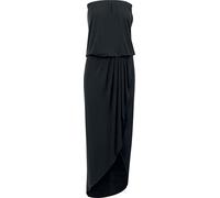 Urban Classics Ladies Viscose Bandeau Dress Damen-Kleid lang - schwarz 5XL