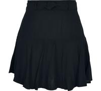 Urban Classics Ladies Viscose Mini Skirt Kurzer Rock schwarz in XL
