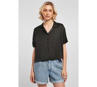 Ladies Viscose Satin Resort Black - Hemd - Schwarz - XS - 100% Viskose Schwarz XS