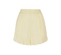 Urban Classics Ladies Viscose Satin Resort Shorts Softyellow Größe: XS | Kurze Sporthosen Outlet | Damen | Gelb