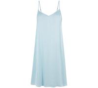 Urban Classics Damen Nachthemd Ladies Viscose Satin Slip Dress, Slip Dress für Frauen, ärmellos, oceanblue, L