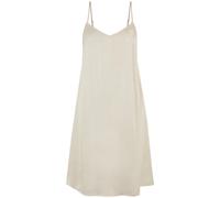 Urban Classics Damen Nachthemd Ladies Viscose Satin Slip Dress, Slip Dress für Frauen, ärmellos, whitesand, L