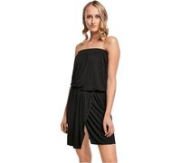 Urban Classics Ladies Viscose Short Bandeau Dress Damen-Kurzes Kleid - schwarz S