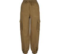 Urban Classics Ladies Viscose Twill Cargo Pants summerolive L