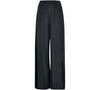 Urban Classics Ladies Wide Leg Viscose Pants Stoffhose schwarz in L