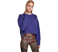 Urban Classics Ladies Wide Oversize Sweater Frauen Strickpullover schwarz