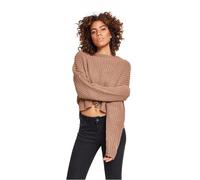 Urban Classics Ladies Wide Oversize Sweater Frauen Strickpullover schwarz