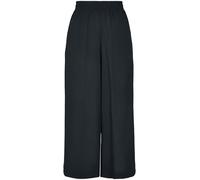 Urban Classics Ladies Wide Viscose Culotte Damen-Stoffhose - schwarz L