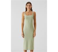 Urban Classics Langes Damen-Basic-Kleid aus Baumwolljersey, zartes Salbeigrün, L
