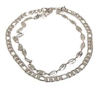 Urban Classics Layering Basic Necklace Halskette silberfarben