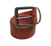 Urban Classics Leather Imitation Belt - Unisex Gürtel aus Kunstleder mit klassischer Metallschnalle, vielseitig kombinierbar für Alltag, Business & Freizeit Outfits