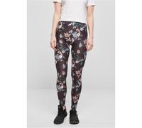 Urban Classics Ladies Soft Aop Leggings in Gr. XS in Schwarz