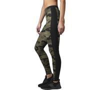 Urban Classics Ladies Camo Stripe Leggings Damen-Leggings - woodland schwarz XS
