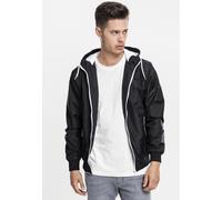 Urban Classics Leichte Jacke Contrast Windrunner Black/White-3XL