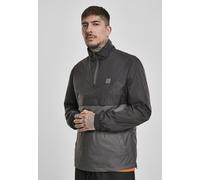 Urban Classics Stand Up Collar Pull Over Jacket Herren-Windbreaker - schwarz charcoal S
