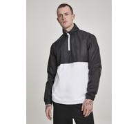 Urban Classics Leichte Jacke Stand Up Collar Pull Over Jacket Black/White-M