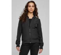 Urban Classics Damen Light Bomber Jacket - leichte Übergangsjacke im Regular Fit aus Polyester mit Reißverschluss und Rippbündchen für Freizeit und Streetwear,Schwarz,M