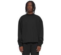 Urban Classics Herren TB6663-Light Terry Crew Sweatshirt, Black, M