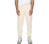 Urban Classics Trainingshose Light Terry Wide Cargo – Herren, Loose Fit – sandweiß