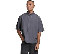 Urban Classics Lightweight Denim Shirt Männer Kurzarmhemd grau XL 100% Baumwolle Basics