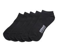 Urban Classics Männer,Frauen Socken 5-Pack Logo No Show in schwarz 39-42 schwarz