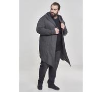 Urban Classics Long Hooded Open Edge Cardigan in Gr. 3XL in Grau