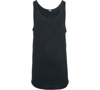 Urban Classics Herren Langvormig, Open Rand, Losse Sport Tank Top, Schwarz (Black 7), S EU