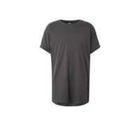 Urban Classics Long Shaped Turnup Tee T-Shirt dunkelgrau in XL
