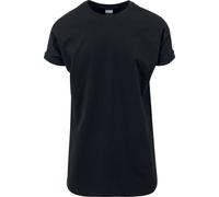 Urban Classics Long Shaped Turnup Tee T-Shirt schwarz in XXL
