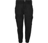 Urban Classics Mädchen High Waist Cargo-Hose – Schwarz – Größe 146/152