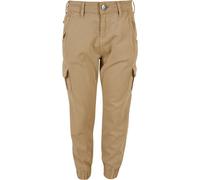 Urban Classics Mädchen Girls High Waist Cargo Pants Hose, unionbeige, 122/128