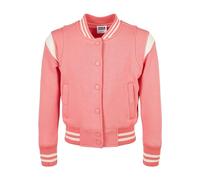 Urban Classics Inset College Jacket Rosa 110-116 cm Mädchen (Herstellerartikelnummer: UCK2618-Palepink/Whitesand_110/116)
