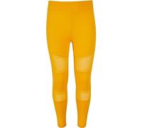Urban Classics Girls Tech Mesh Legging/Tregging in Gr. 146/152 in Gelb