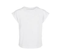 Urban Classics Mädchen Organic Extended Shoulder Tee voor meisjes T Shirt, Weiß, 110-116 EU