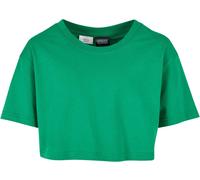 Urban Classics Mädchen T-Shirt Girls Short Kimono Tee, Oversized Crop T-Shirt für Mädchen, bodegagreen, 110/116