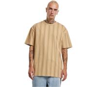 Urban Classics T-Shirt Herren Printed Pinstripe - gestreift, 100% Baumwolle, Mehrfarbig - L