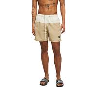 Urban Classics Men's Block Swim Shorts Badehose, unionbeige/softseagrass, 3XL