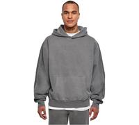 Urban Classics Heavy Terry Garment Dye Hoody in Gr. M in Grau