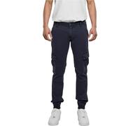Urban Classics Men's Washed Cargo Twill Jogging Pants Hose, midnightnavy, 30