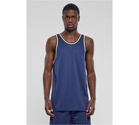 Urban Classics Herren Mesh Tanktop Rundhals Loose Fit Polyester-Mesh Dunkelblau L