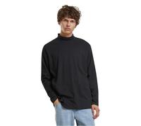 Urban Classics Mock Neck Longsleeve Black, 4XL