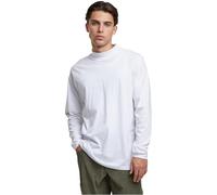 Urban Classics Mock Neck Longsleeve White, 4XL