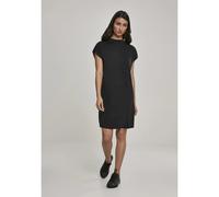 Shirtkleid URBAN CLASSICS "Urban Classics Damen Ladies Modal Dress", Damen, Gr. 4XL, US-Größen, schwarz, 77% Modal, 23% Polyester, unifarben, relaxed fit, Rundhals, Kleider Shirtkleid (60145024-4XL) s