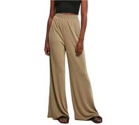 Urban Classics Damen Wide-Leg-Hose Modal – Khaki – Gr. M