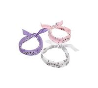 Urban Classics Unisex Multicolor 3-Pack Bandana, violet & white & rose, one size (3er Pack)