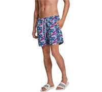 Urban Classics Multicolor Swim Shorts in Gr. XL in Blau